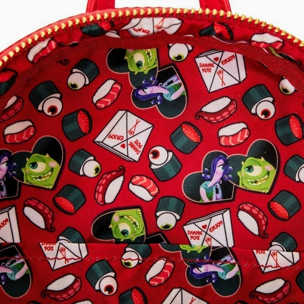 Loungefly Disney Pixar Monsters Inc Boo Takeout Box Mini Backpack - Picture 6 of 6